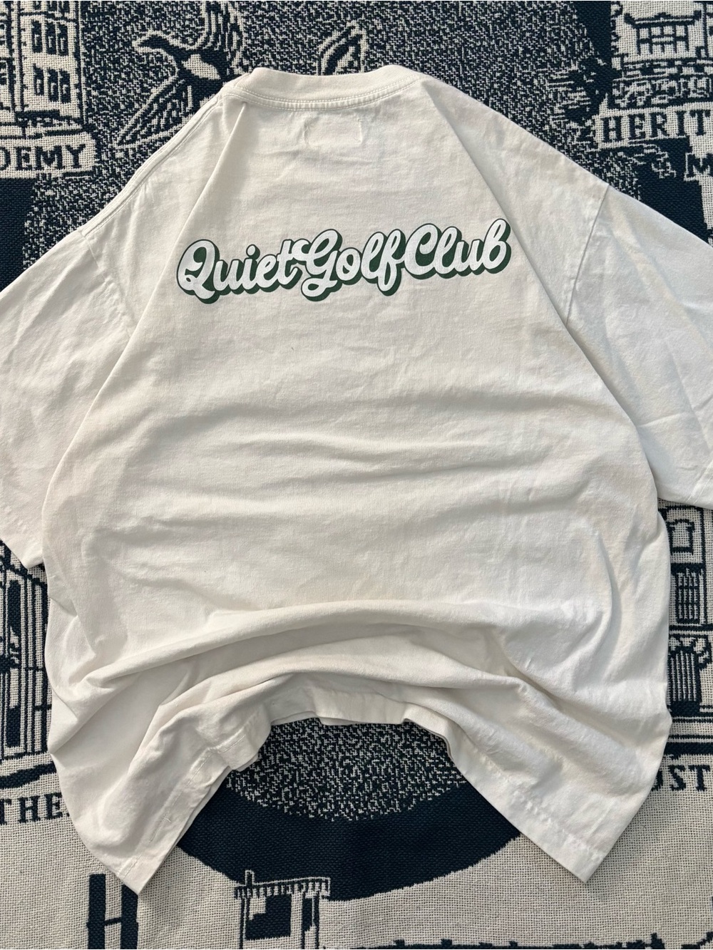 PacSun x Quiet Golf Club White Cursive T-Shirt